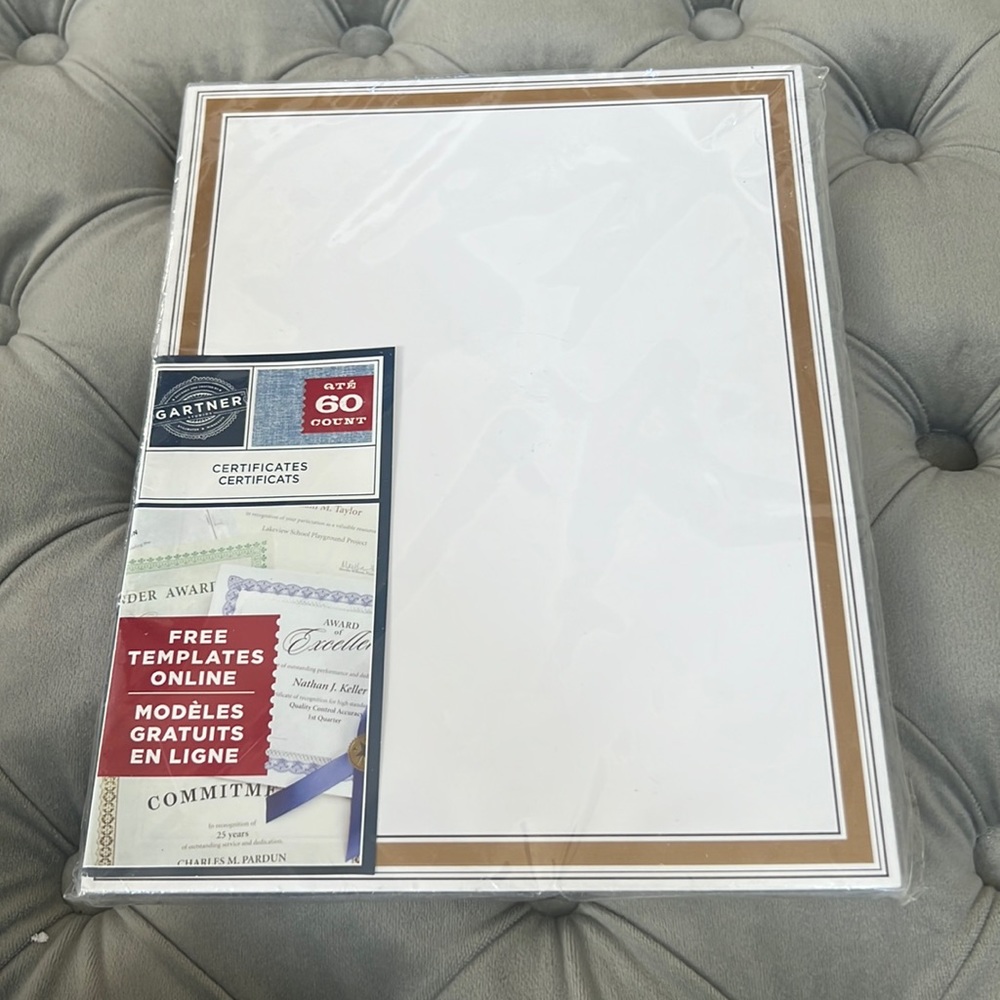certificates